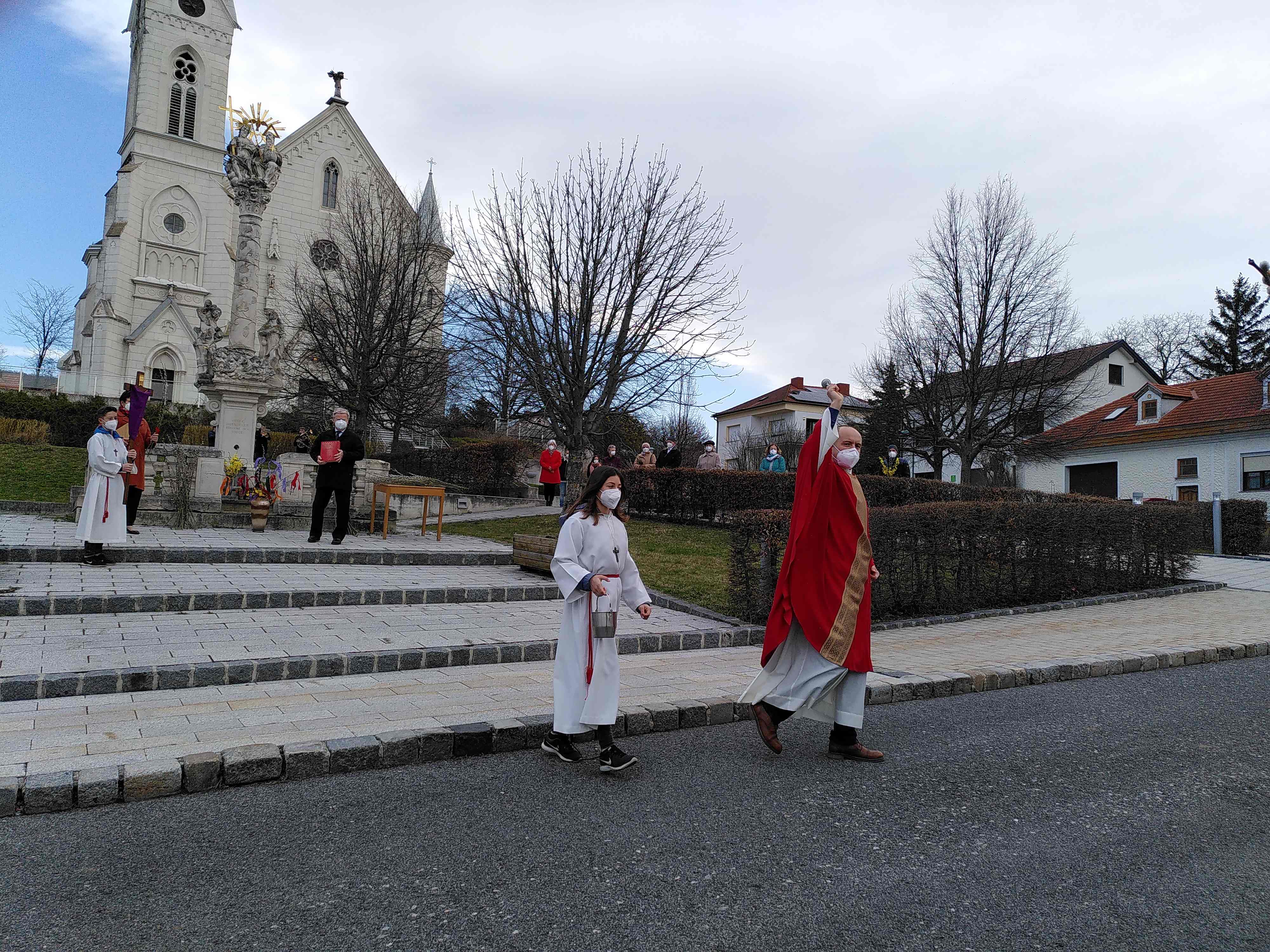 2021 03 28 Segnung der Palmzweige Volk klein