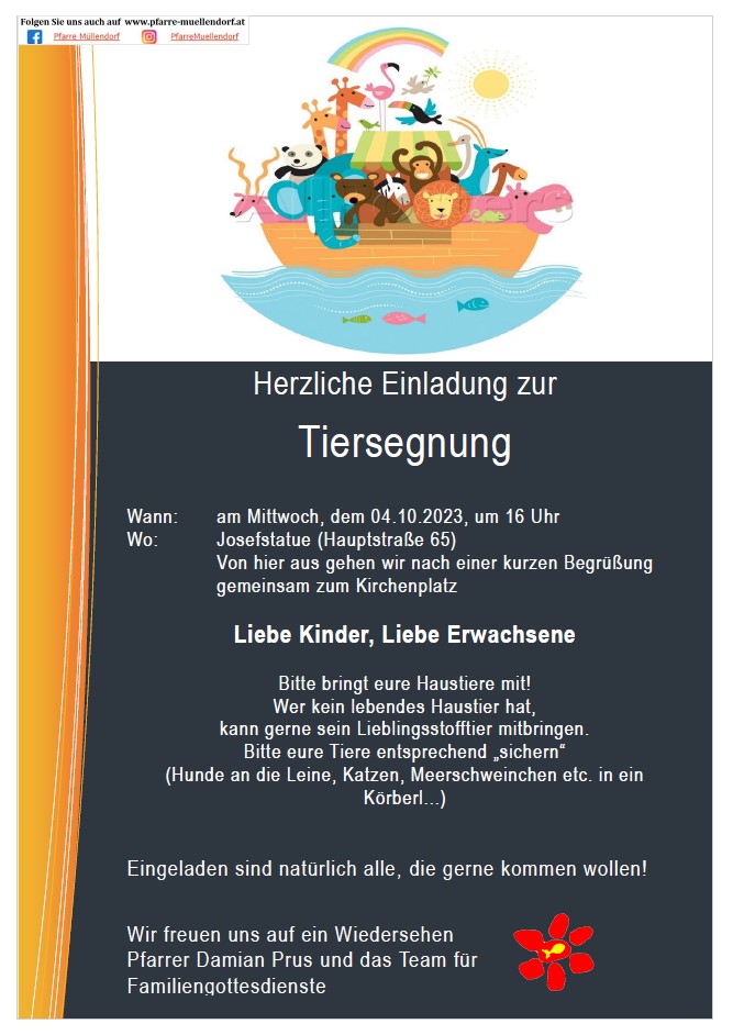 Tiersegnung 2023
