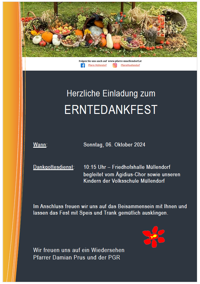 Erntedankfest 2024