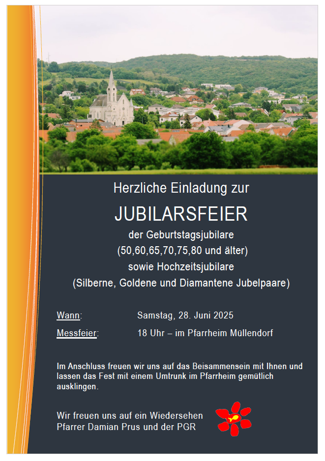 2025 Einladung Jubilare