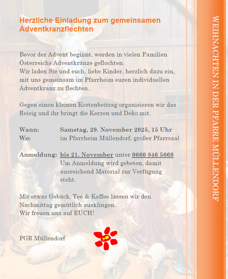 Adventkranzflechten