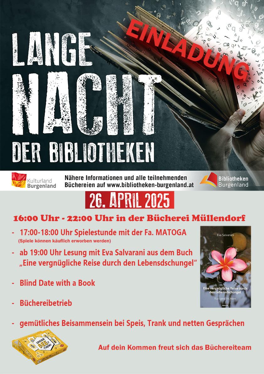 Einladung LangeNacht Bibliotheken