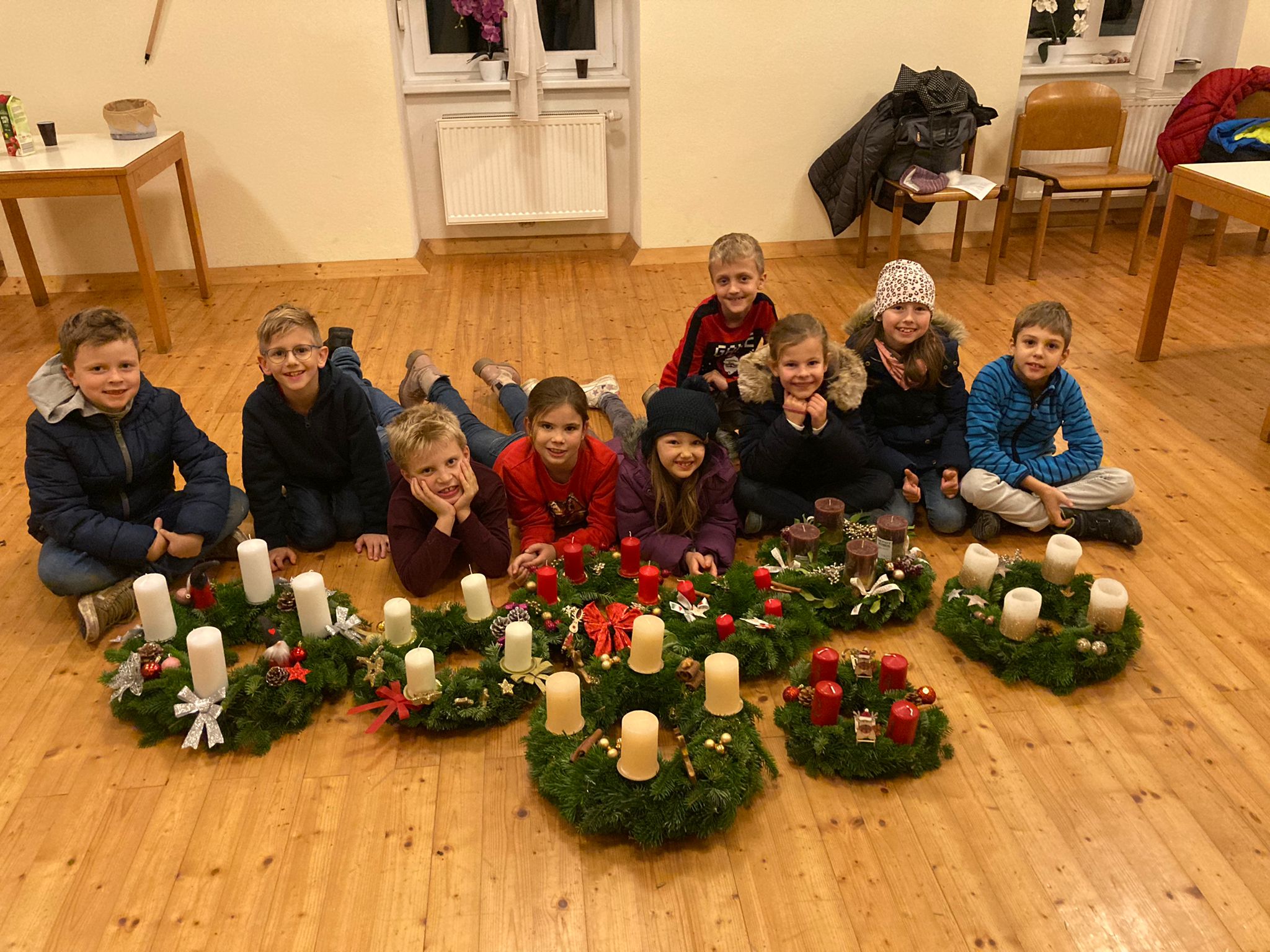 Adventkranzbinden 4