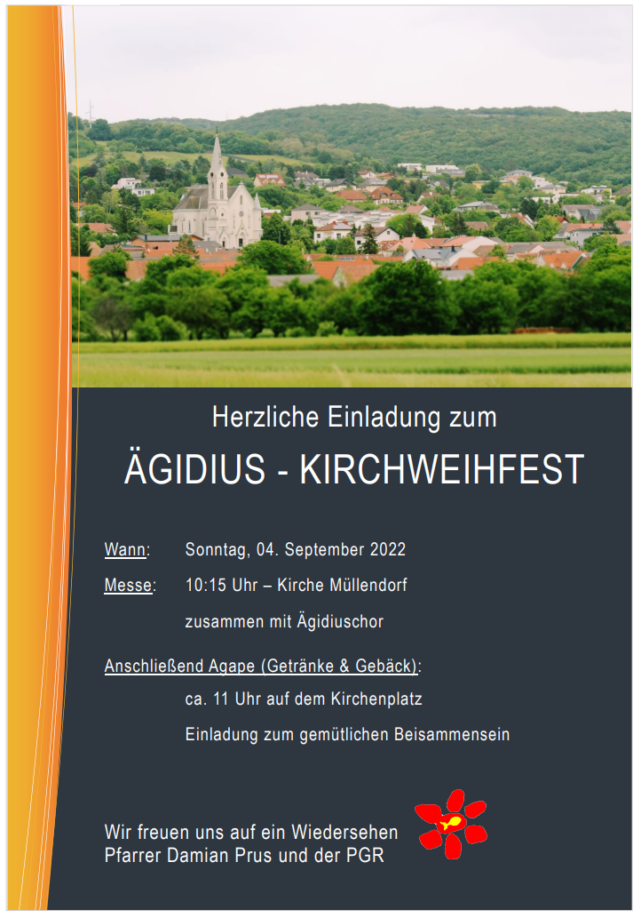 Kirchweihfest Agidius 2022