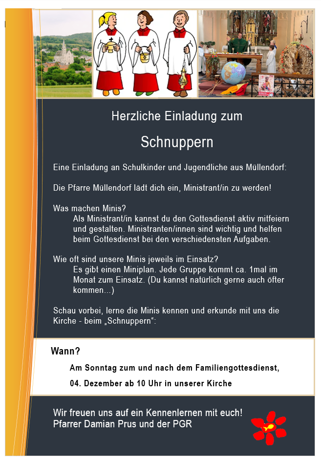 Ministranten Schnuppertag